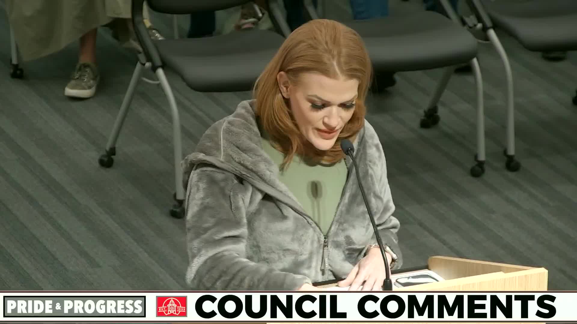 Chamber and Tabitha’s Way report holiday drive and Winter Lights Parade; resident praises city’s agricultural protections