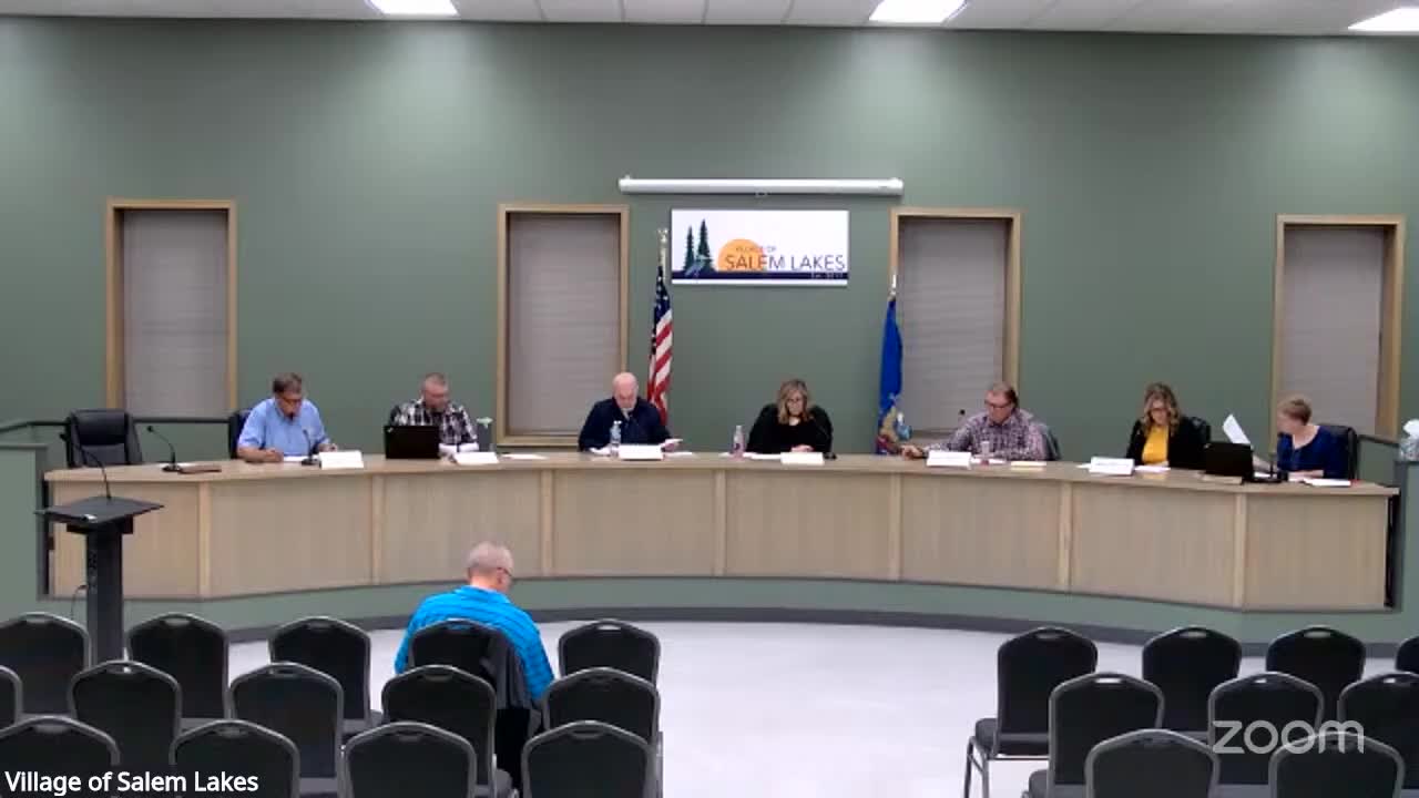 Salem Lakes EDC reviews draft committee language, will send changes to village attorney