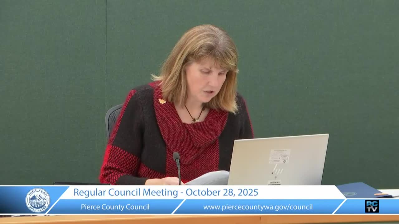 Pierce County Council approves submittal of two state clean-energy grant applications for county buildings