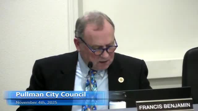 Pullman adopts 2025 tax levies after quarterly finance report warns of shrinking reserves