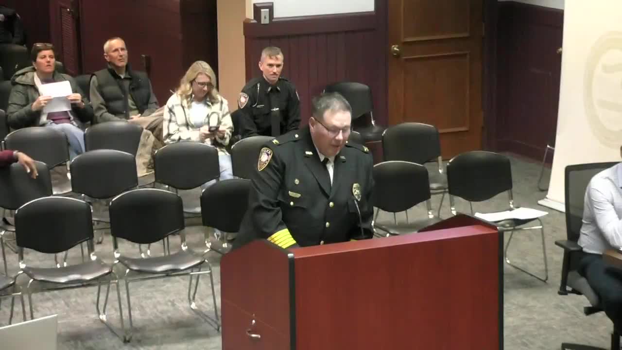 Oxford swears in Lincoln B. Wolfe as new police officer; field training to begin next week