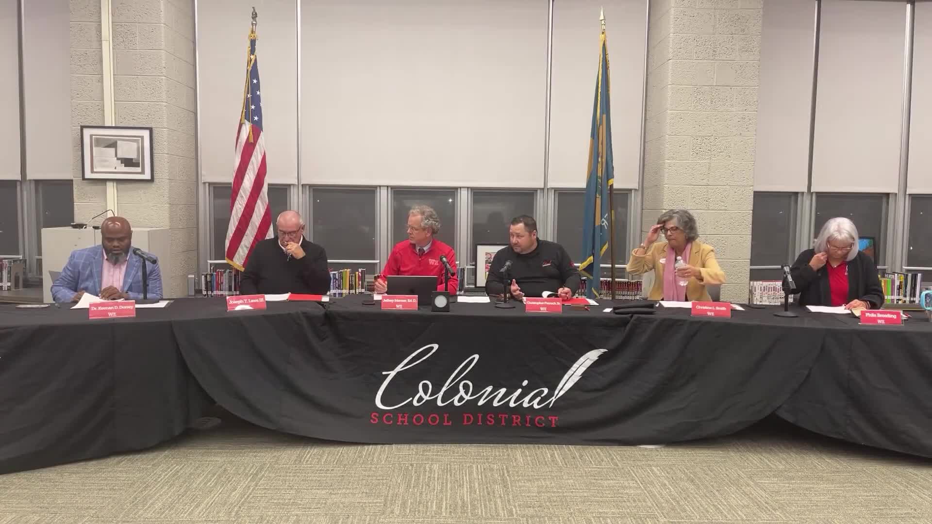 DSBA legislative priorities highlighted to Colonial board: burden of proof, behavioral health funding, SAT concerns