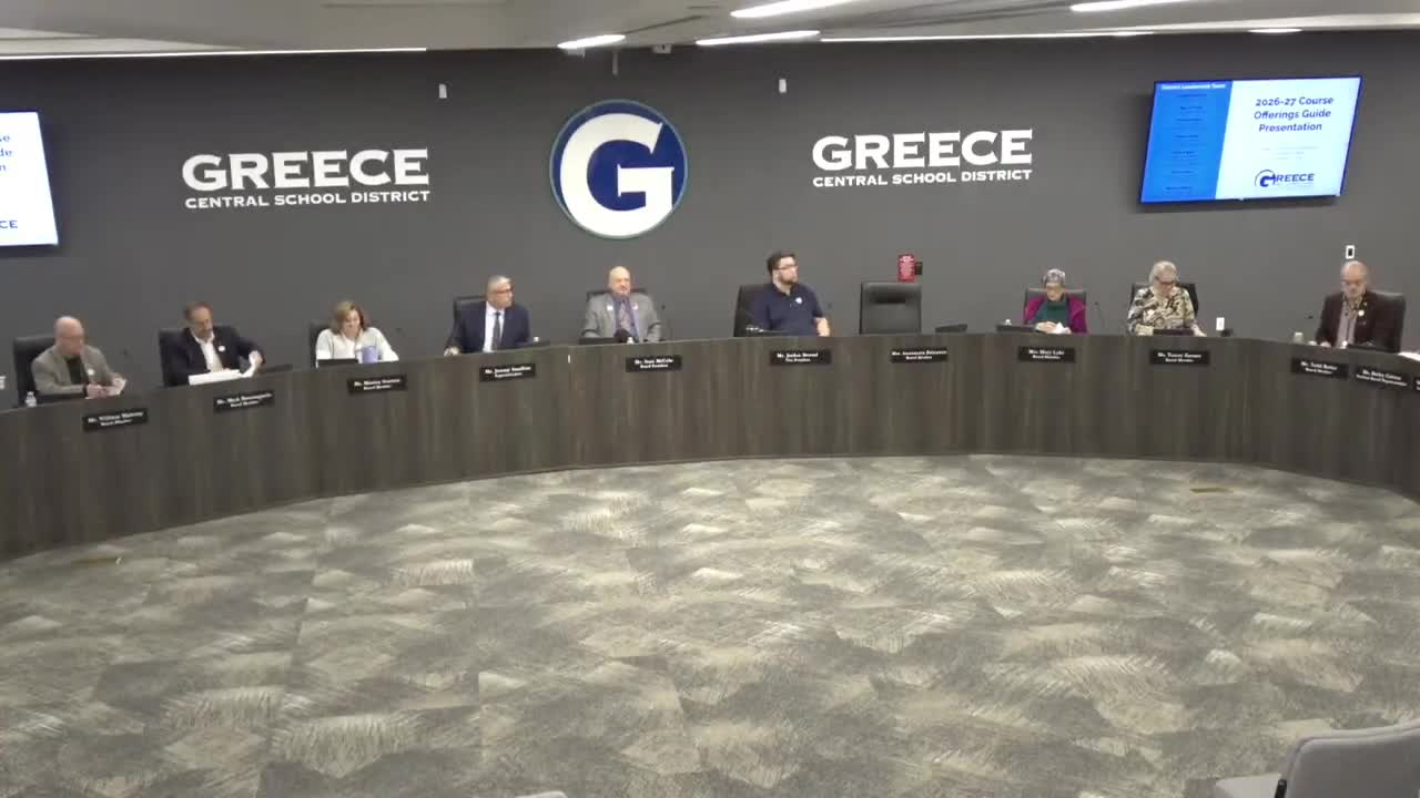 Board approves 2026–27 course offering guide, highlights career pathways and 'portrait of a graduate' alignment