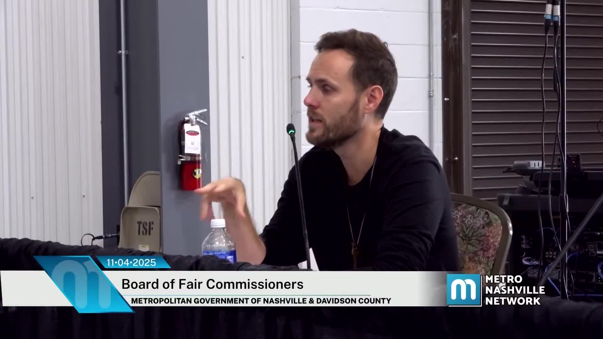 Fairgrounds site switches to .gov; board defers sponsorship/naming‑rights policy awaiting Metro Legal language