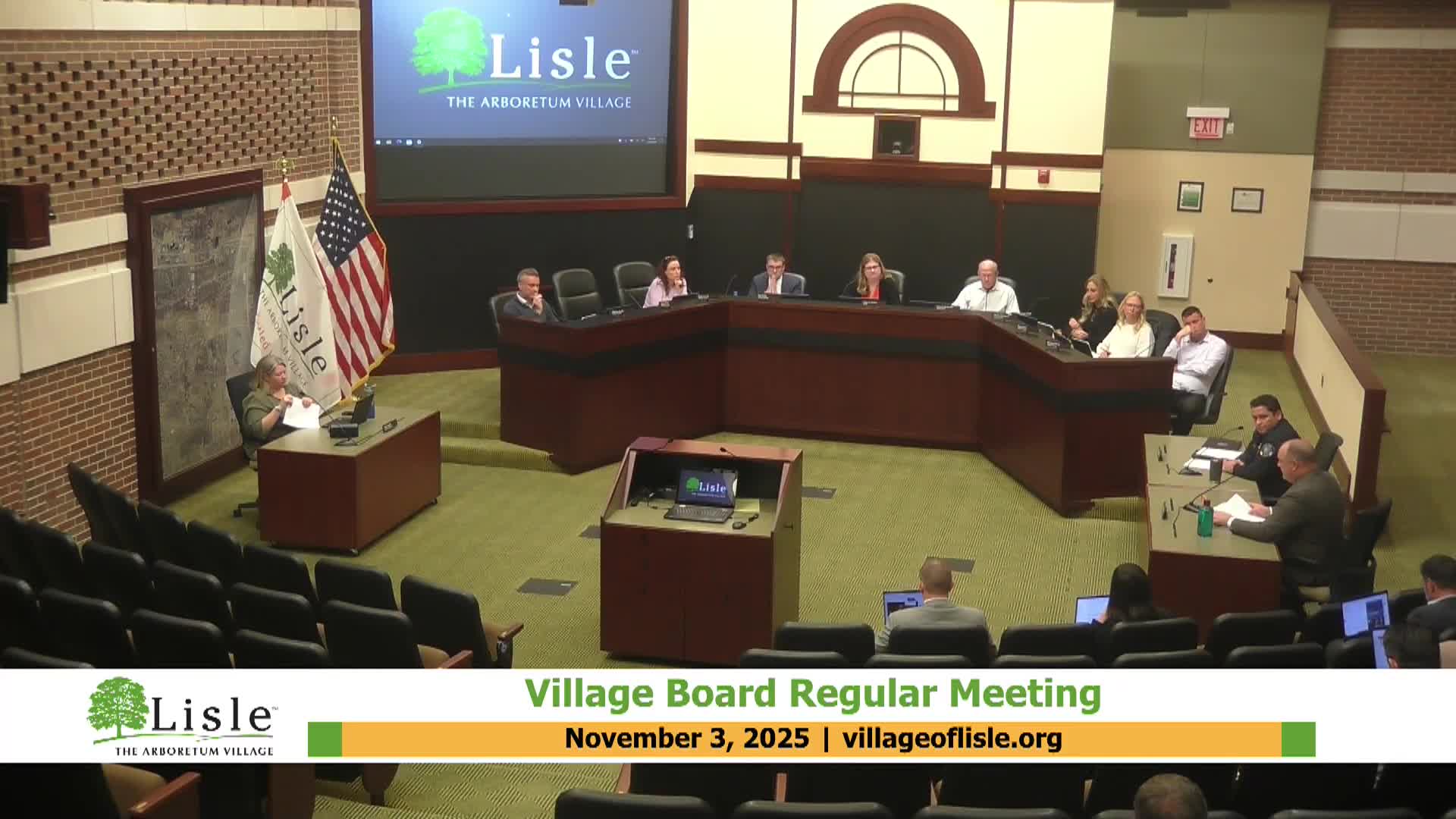 Lisle board approves consent agenda including $2.01 million in invoices and multiple engineering and service contracts