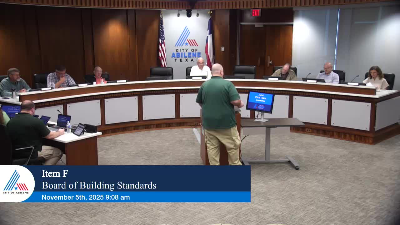 Abilene board orders demolitions and repair timelines for seven properties