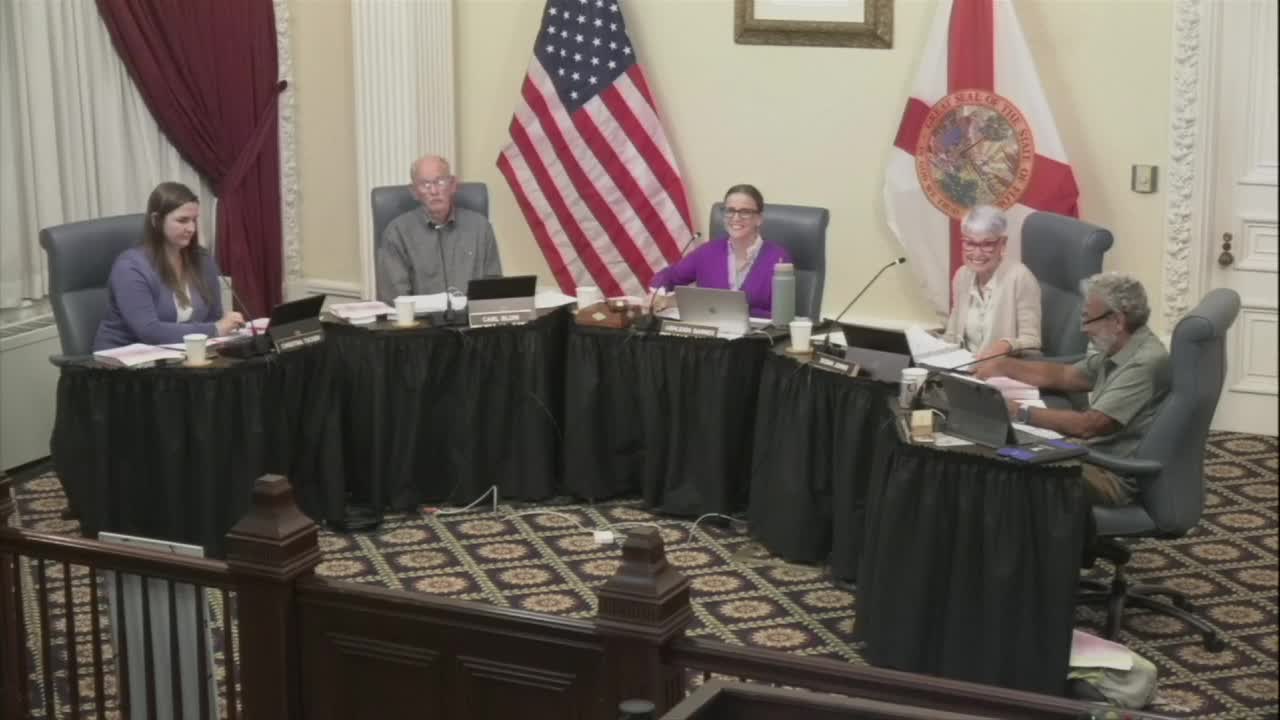 Board approves temporary commercial parking lot at 303 S. Ponce de Leon to serve Nights of Lights; approval limited through Jan. 30, 2026