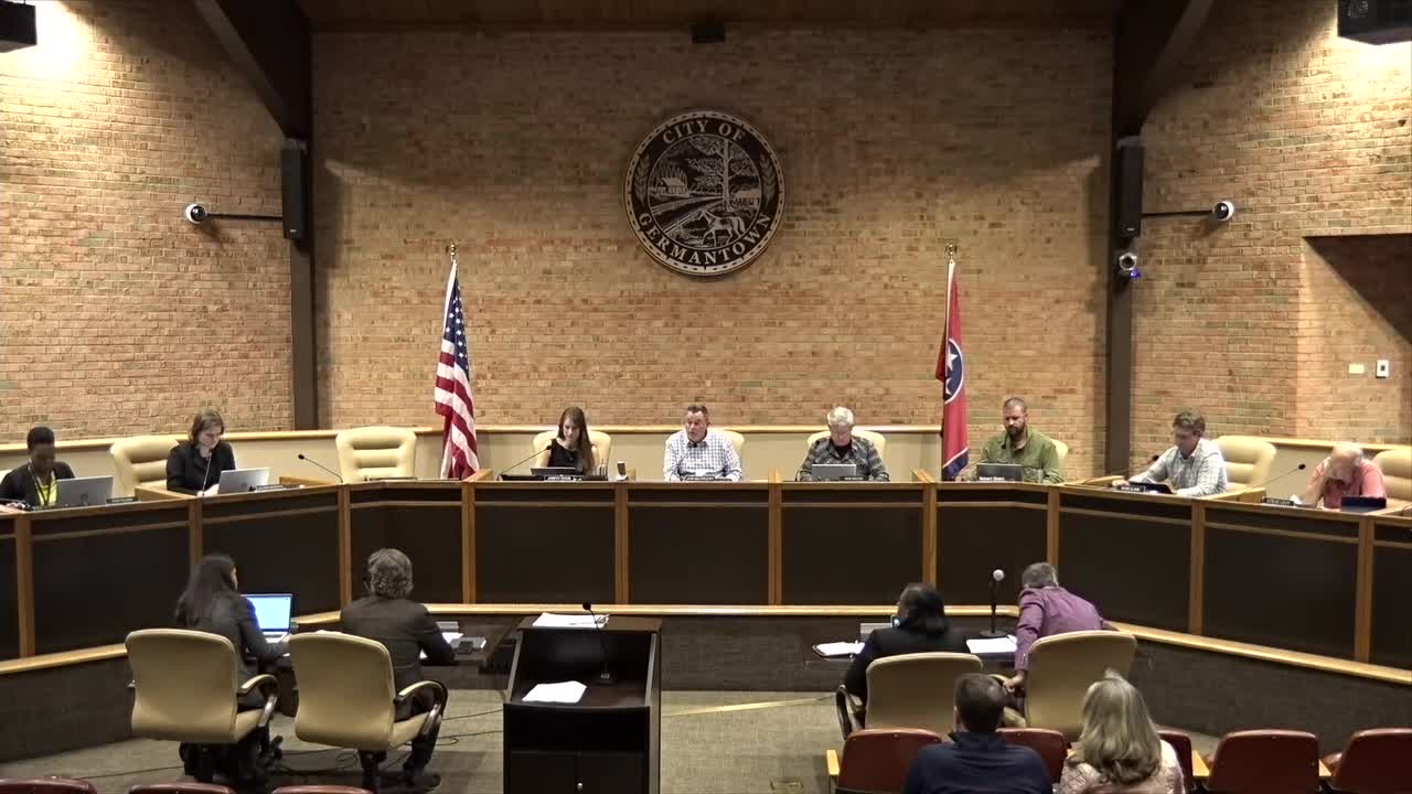 Germantown planning commission approves 17-lot Upland Subdivision at 2385 Johnson Road with variances and conditions