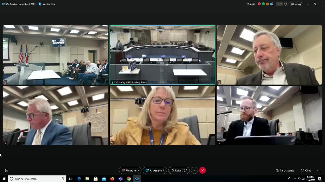 Board pauses debate on 8‑foot masonry wall for Buckner subdivision, sets Jan. 20 hearing