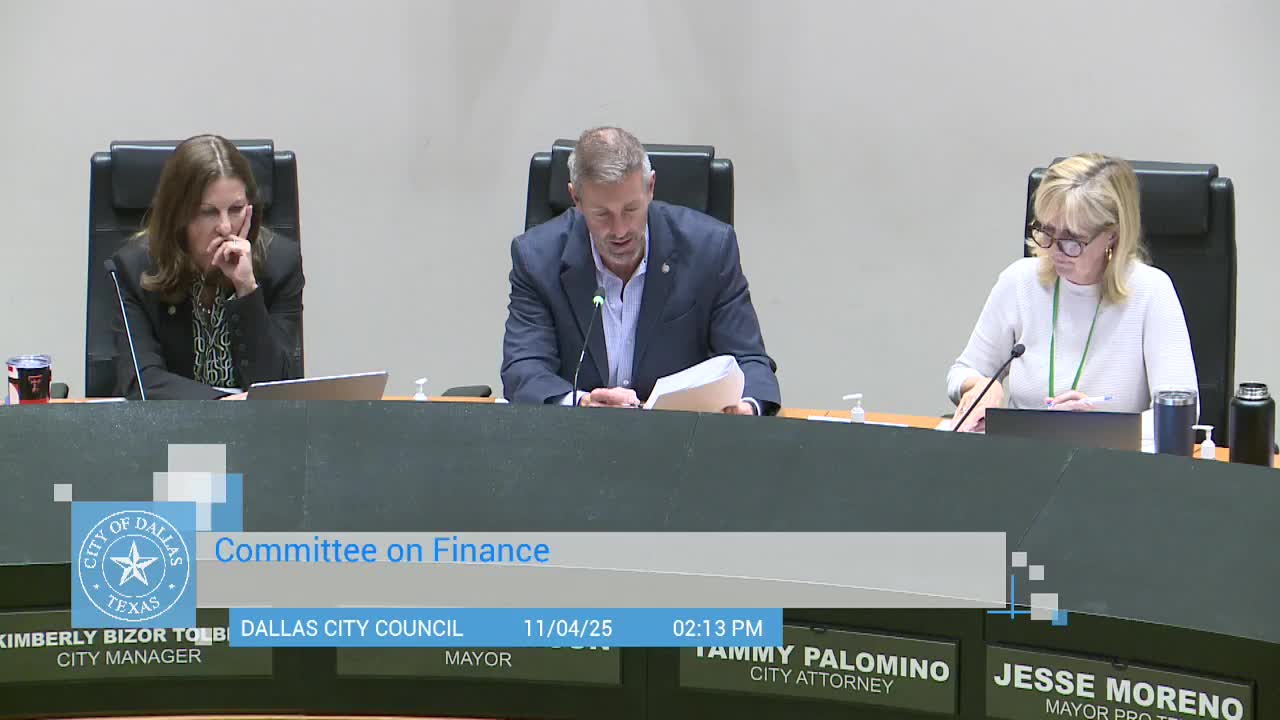 Finance Committee recommends City Auditor's FY2026 work plan to Council