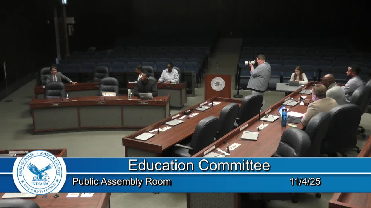 Council education committee hears ILEA review; presenter warns IPS could lose about $40 million without a referendum