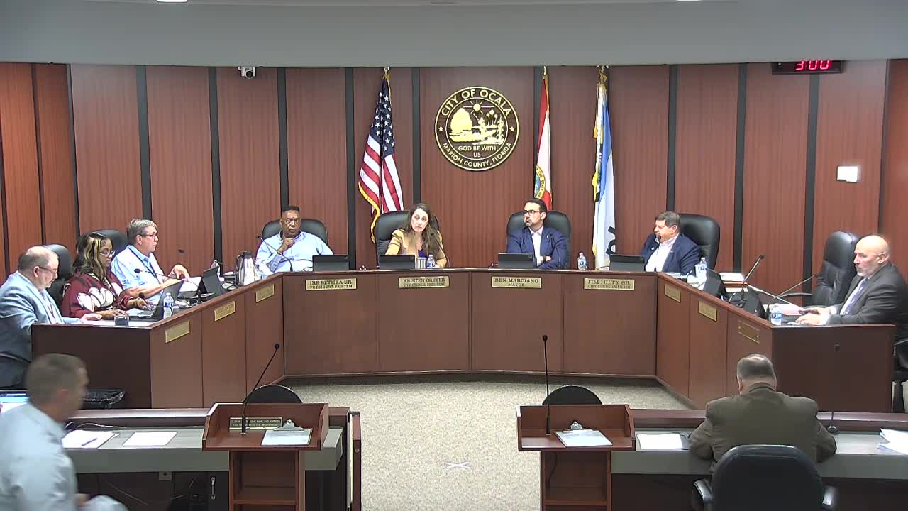 Ocala Council approves routine contracts, public-safety equipment and housing rebuilds in single session