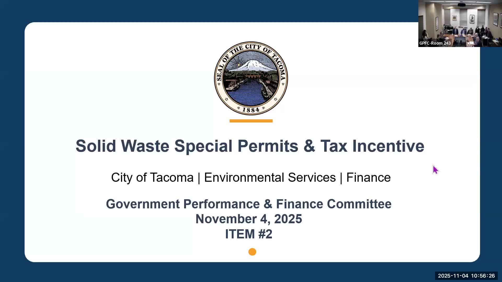 Tacoma updates special-permit program, reports early gains and revenue estimates for tiered recycling tax