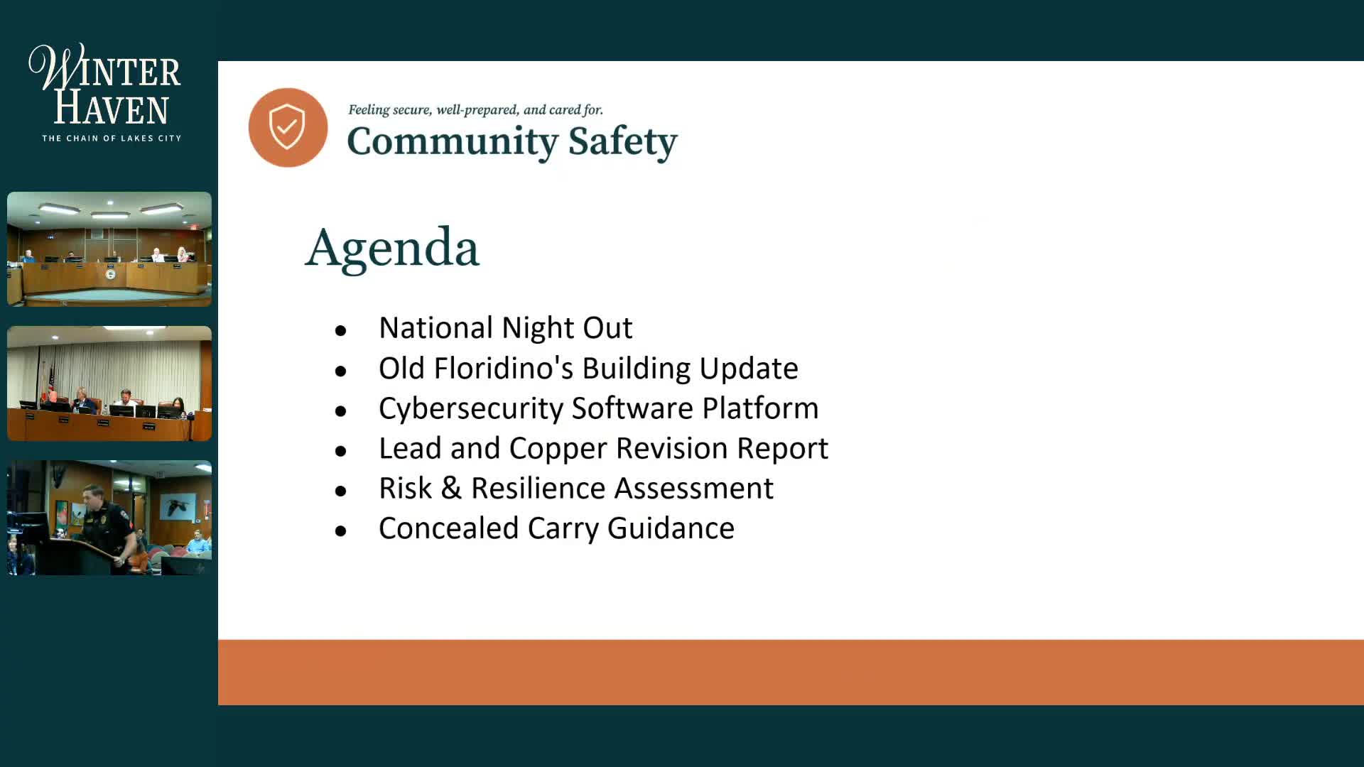 City updates community safety pillar: National Night Out outreach, Floridinos demolition, cybersecurity and water utility resilience progress