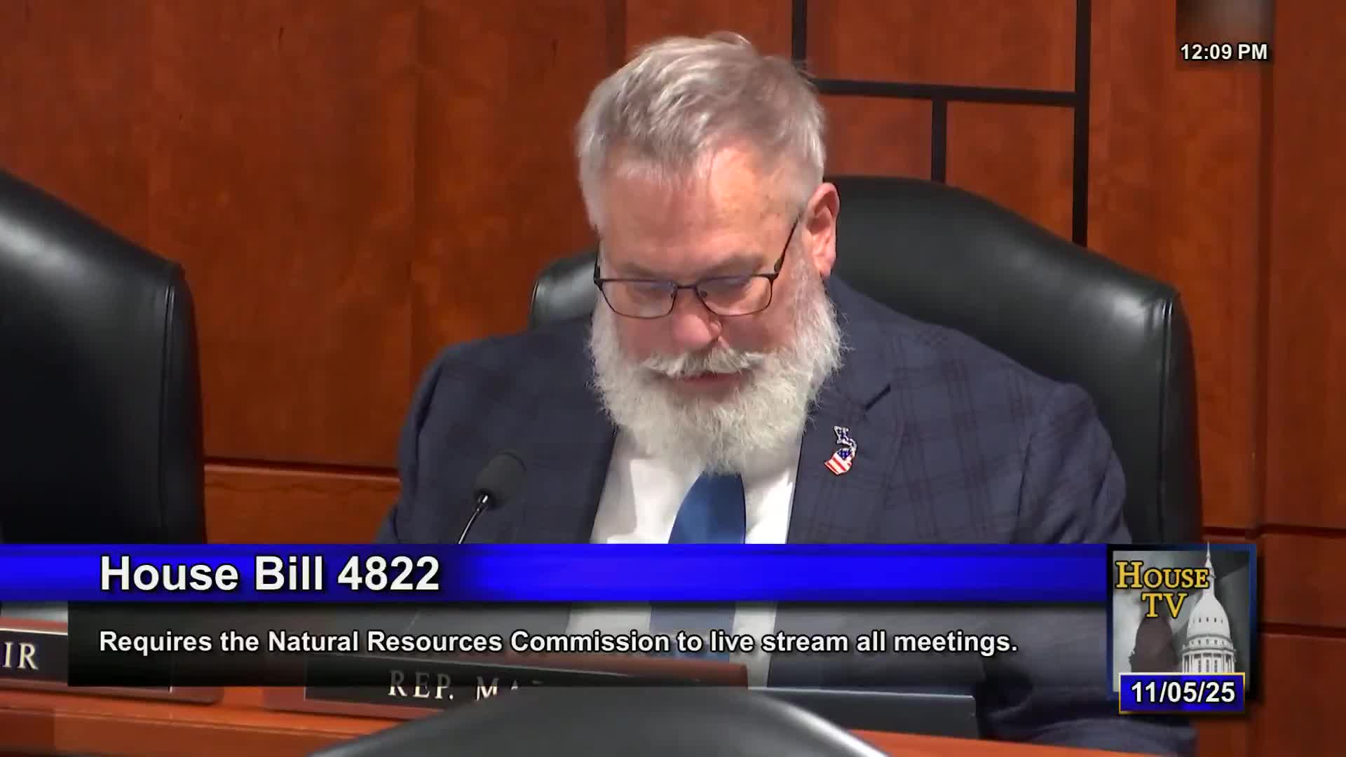 Committee backs bill requiring live streaming and archiving of Natural Resources Commission meetings