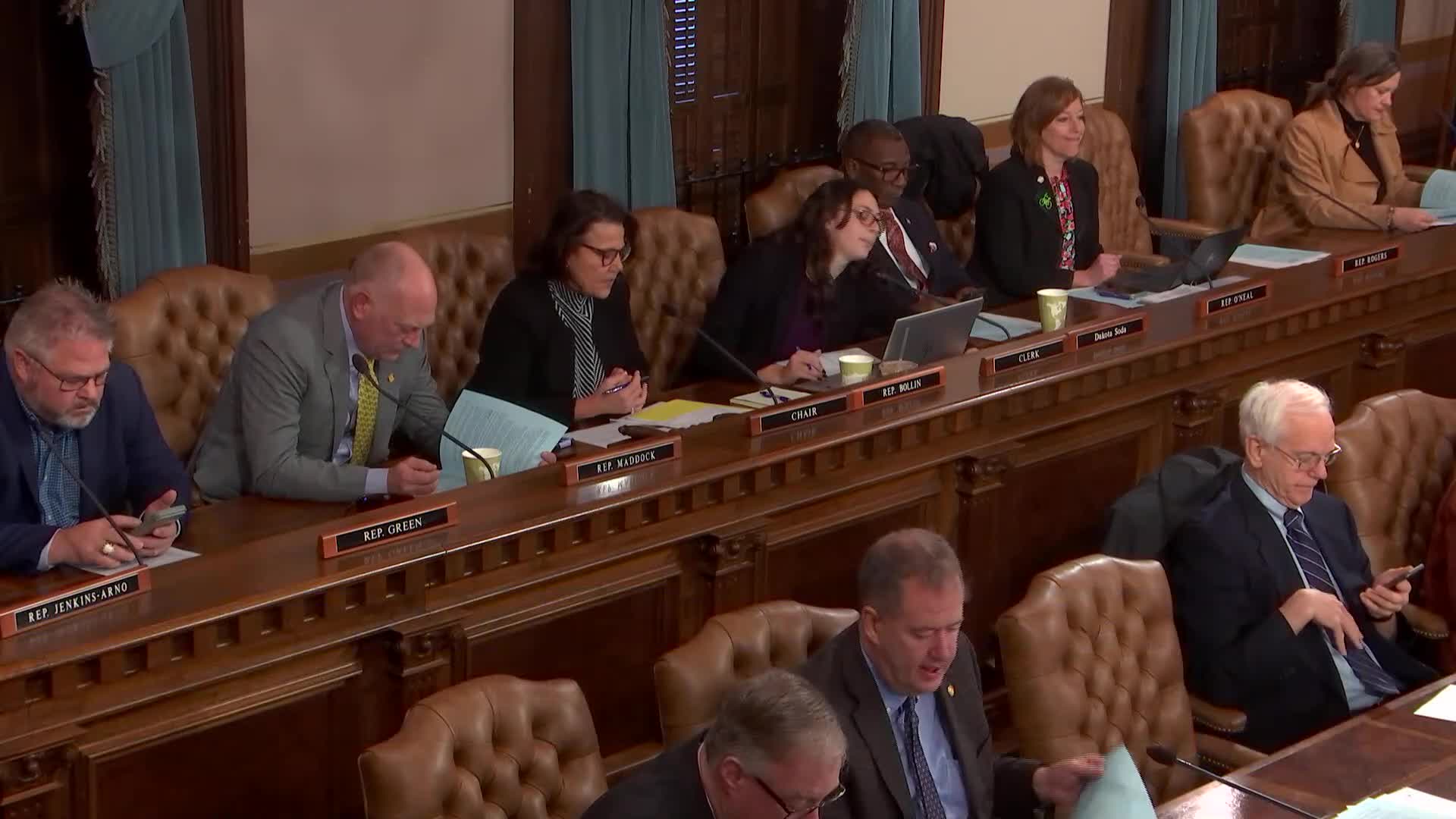 Committee adopts substitutes advancing National Guard child-care assistance, renames member benefits fund