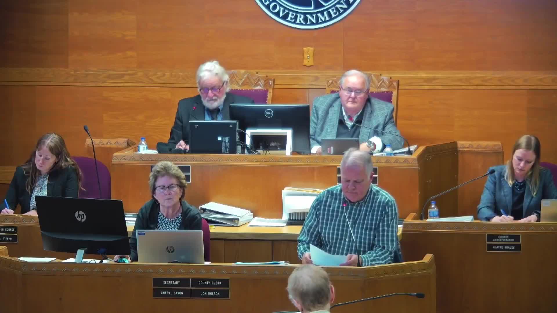 Cheboygan County supervisors update parks rules, adopt 2026 budget and several resolutions; multiple items referred to committees
