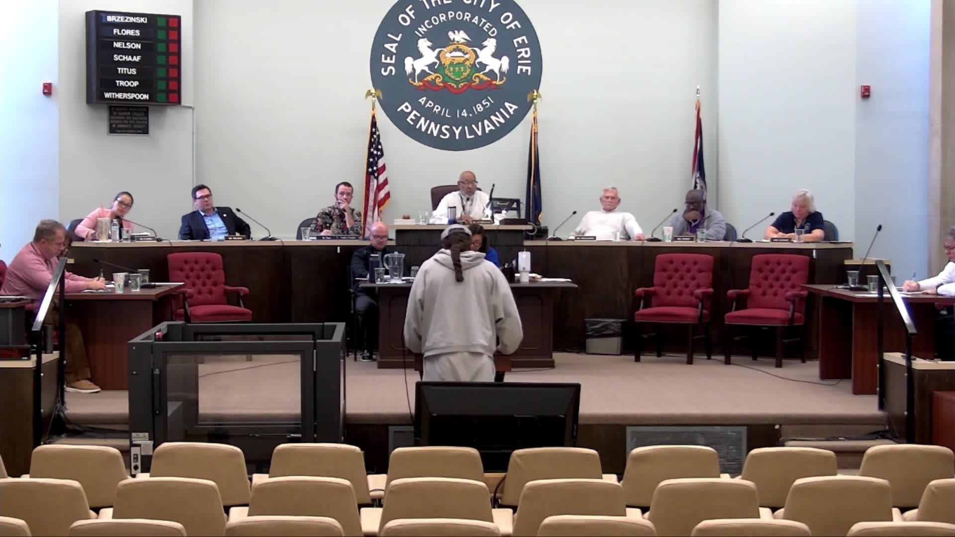 Residents press Erie council for civilian police review board and more transparency from district attorney after recent incidents