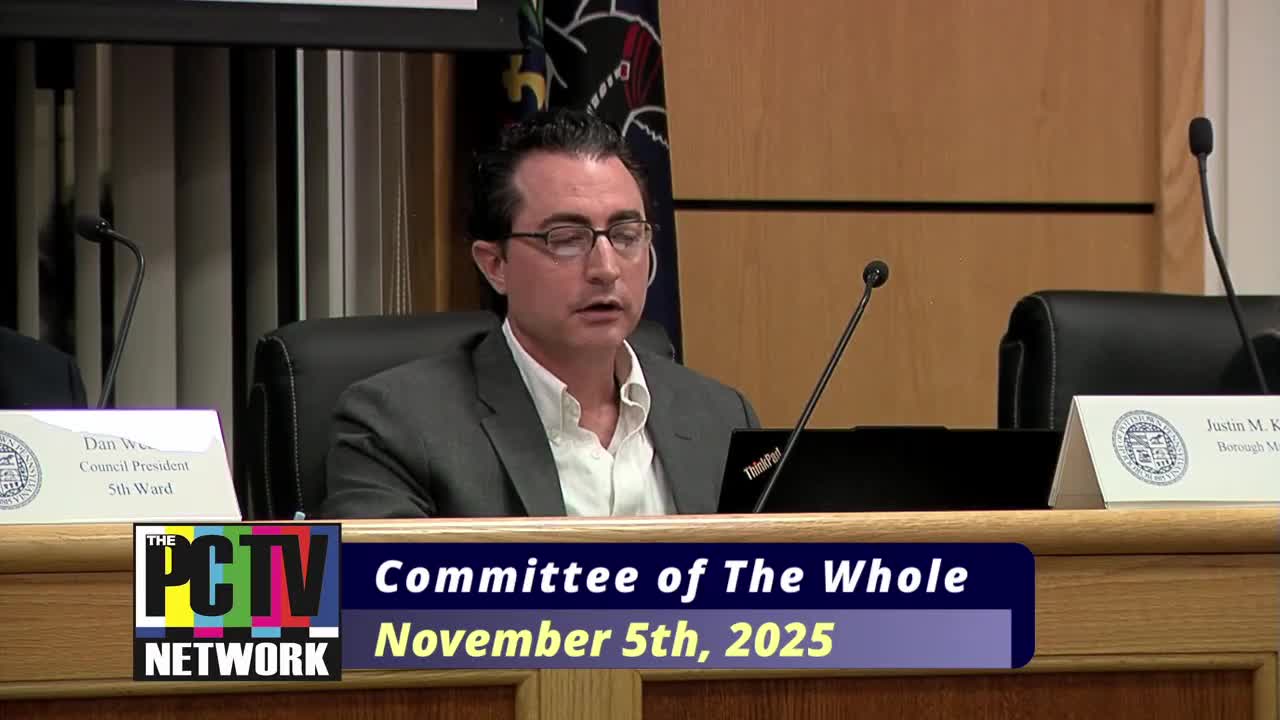 Traffic study at Robinson & Shoemaker could lead to signal; downtown parking lots repaired, borough seeks new engineer