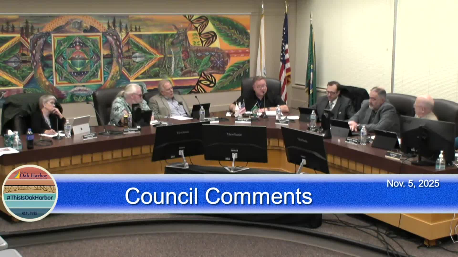 Council adopts mid‑biennial budget amendment that funds public safety, EIS work and capital items