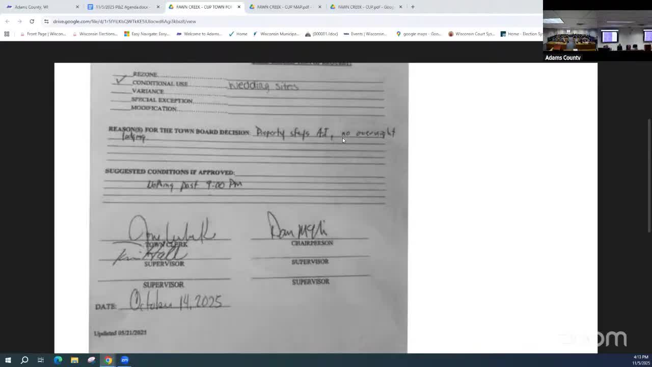 Committee approves Hershberger rezoning to advance to full board meeting