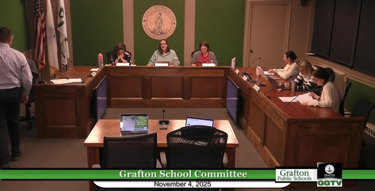Grafton reports strong MCAS results, rising chronic absenteeism; curriculum shifts and AI task force outlined