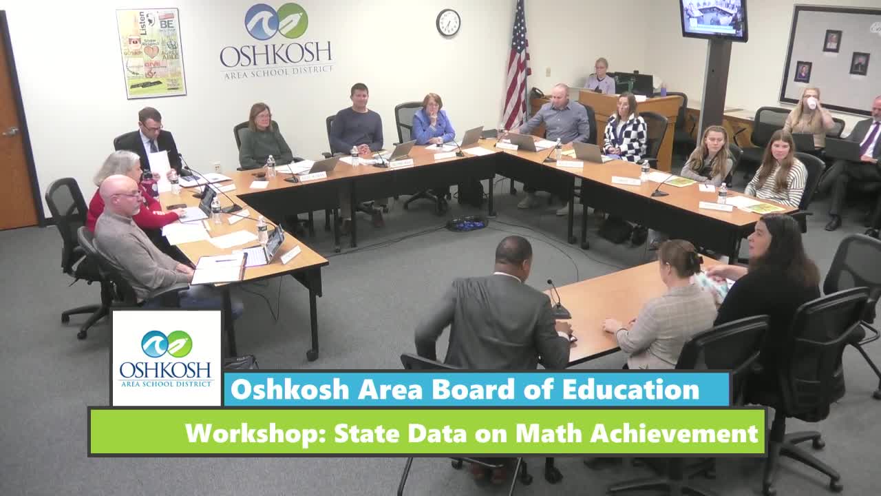 Oshkosh schools report declines on Forward math and ELA; district outlines multi-year plan to raise results