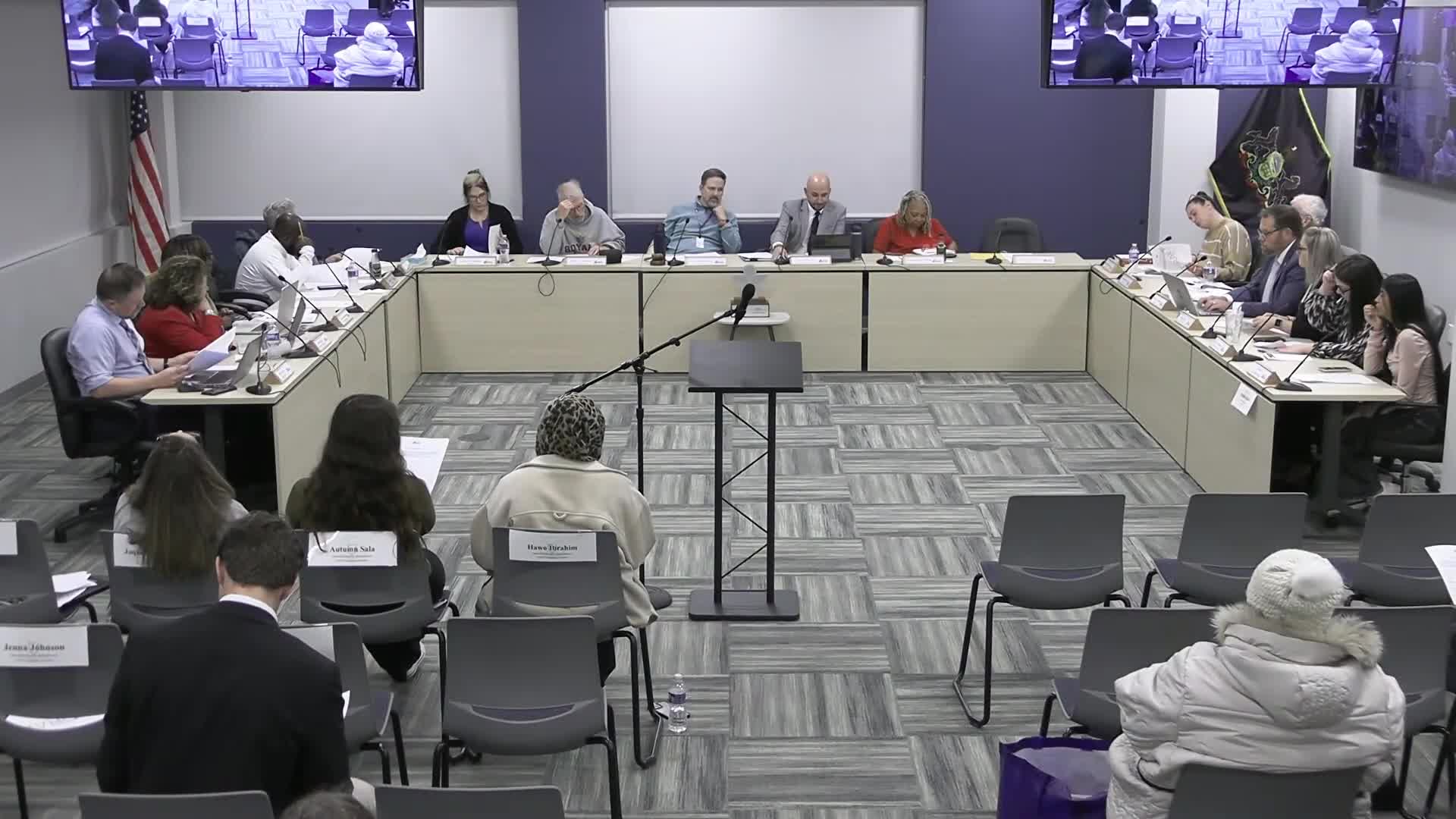 Renovation projects advance; 12 electric buses arrive but need retrofit; Erie High phase‑2 nearing completion