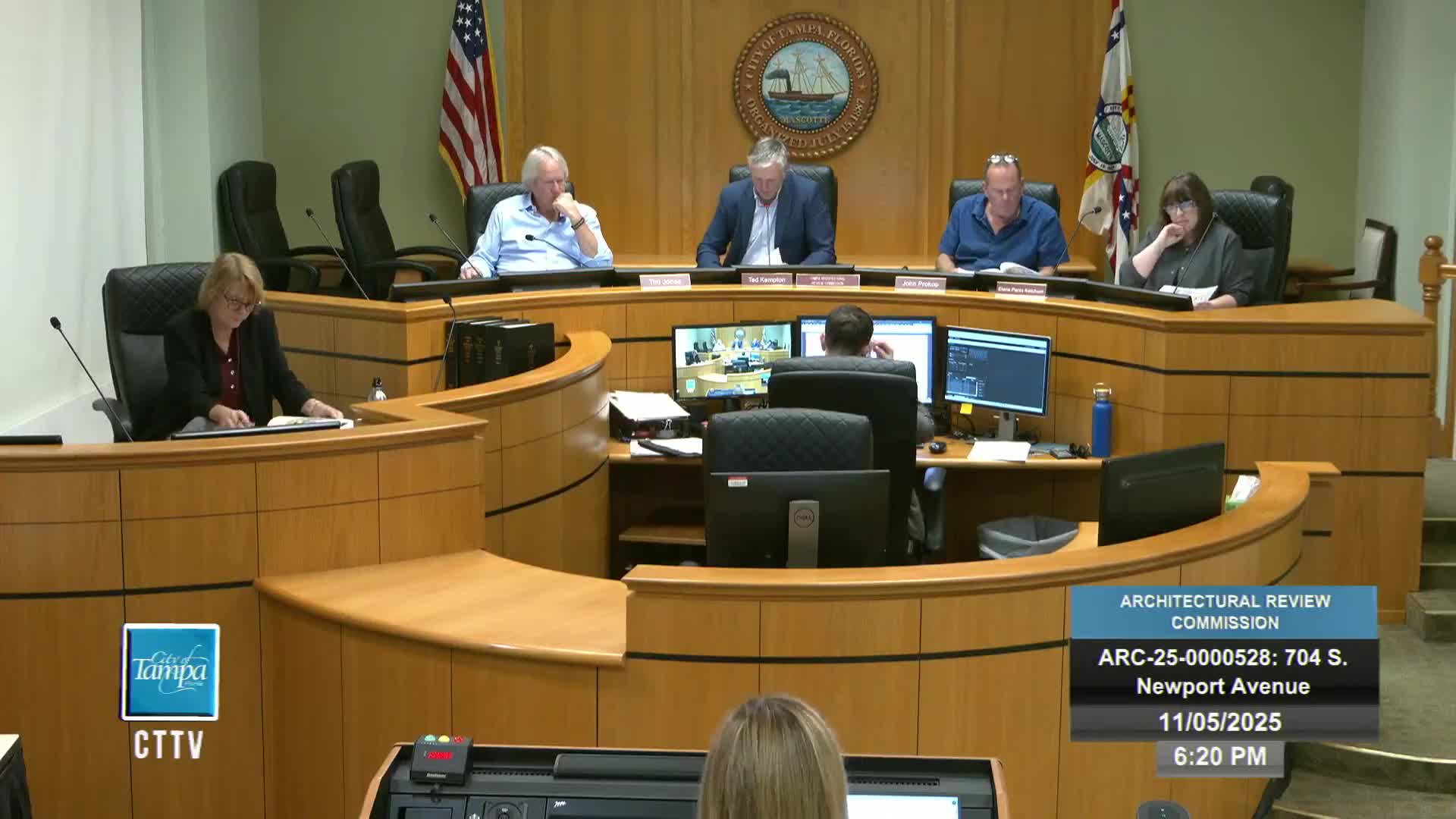 ARC approves second‑story addition at 704 S. Newport with materials, window and detail conditions