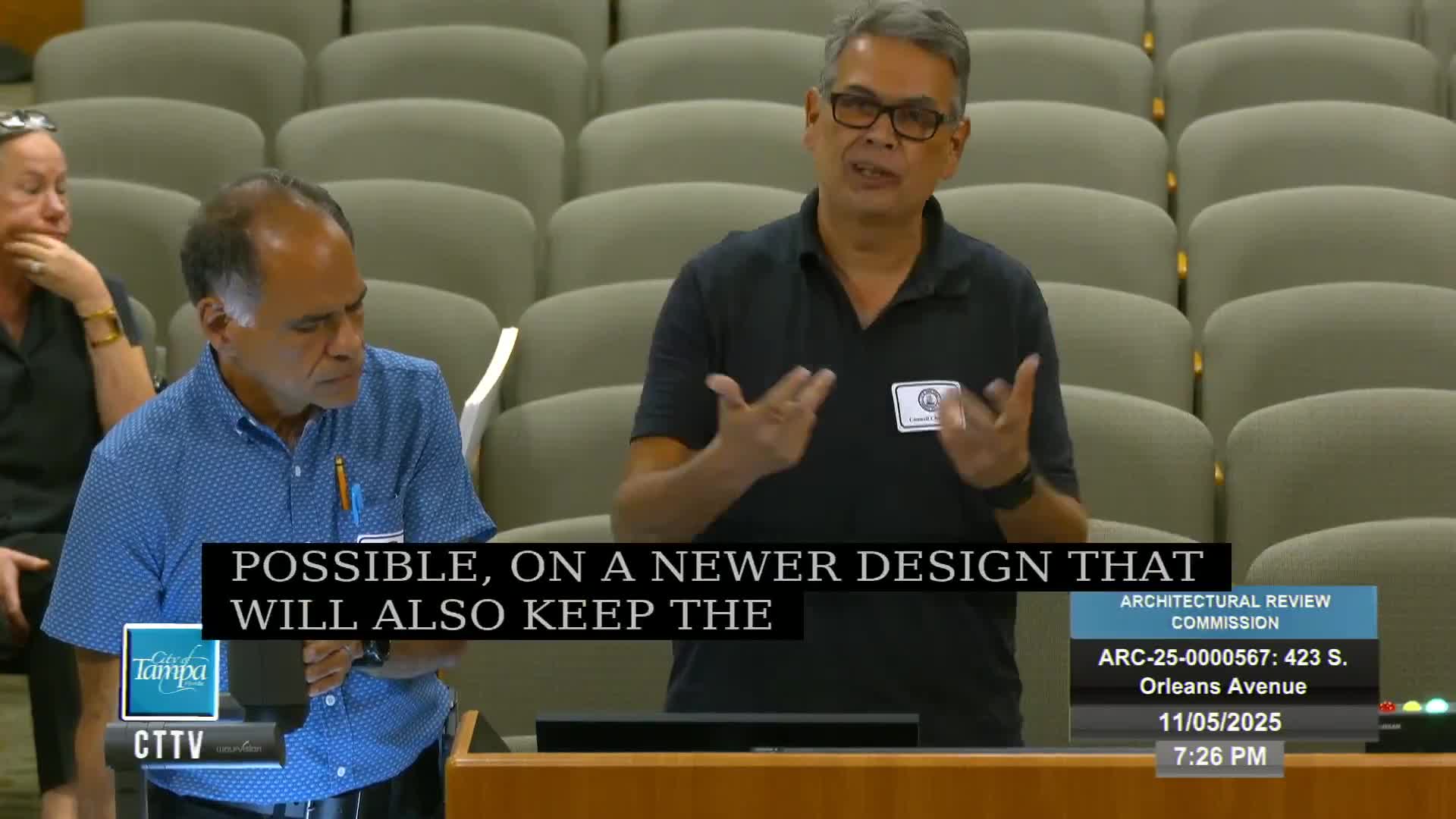 ARC approves rear addition and site work at 423 S. Orleans Ave.; front fence removal required