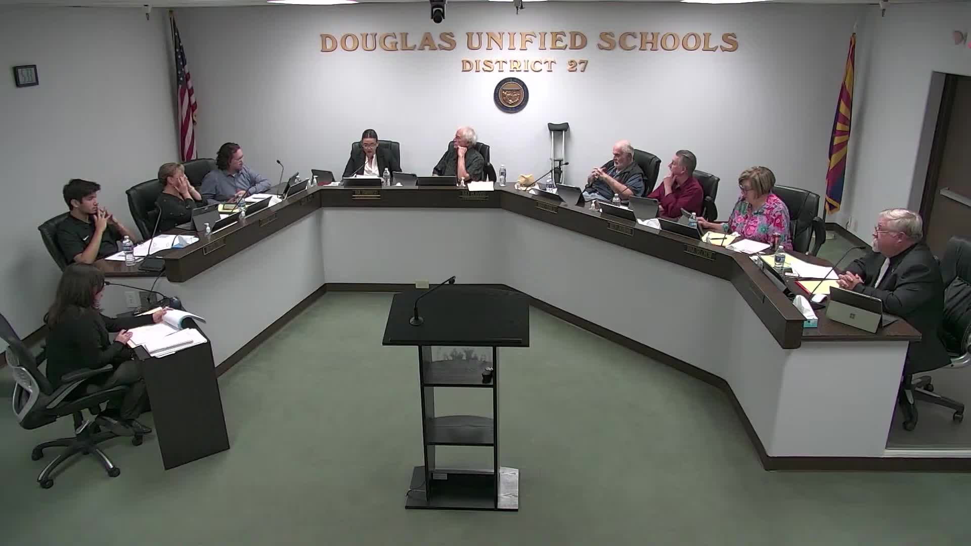 Douglas Unified board approves four superintendent goals focused on assessments, councils and student voice