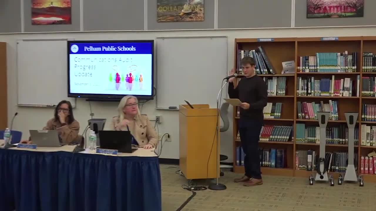 Board swears in student ex officio board member; district honors Prospect Hill teacher Nicholas D'Ambrosio