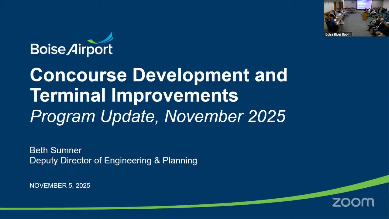 Boise Airport presents Concourse A designs, targets phased build and baggage-system replacement