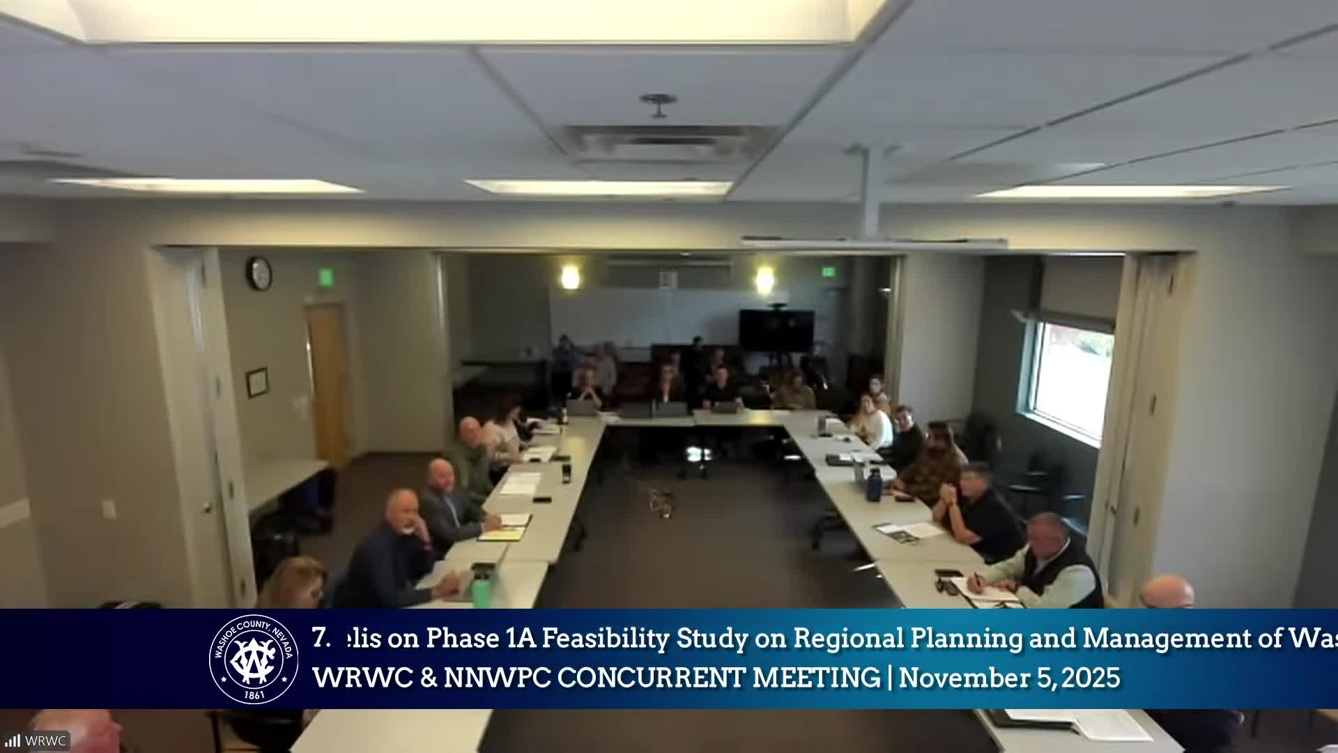 Consultants: Phase 1A study finds capacity limits, recommends studying a single "one water" entity for Washoe County region