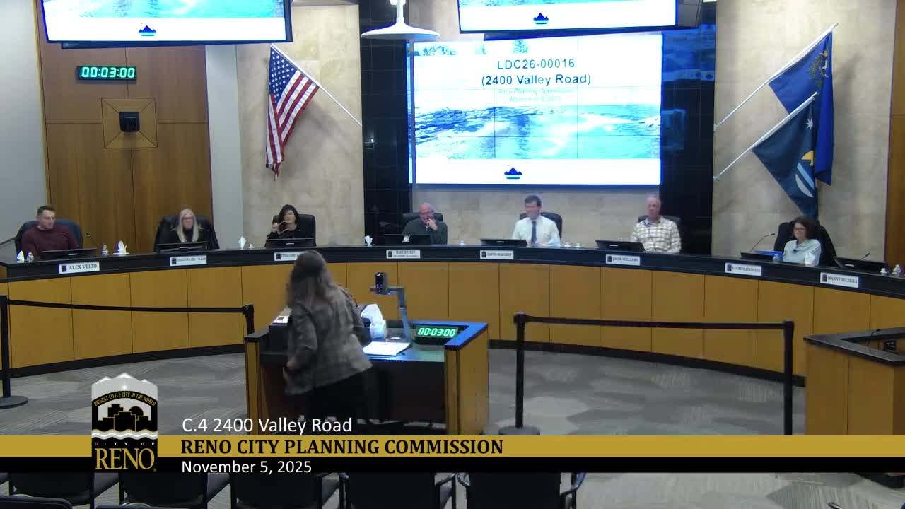 Planning Commission reestablishes nonconforming warehouse use at 2400 Valley Road with modified screening condition