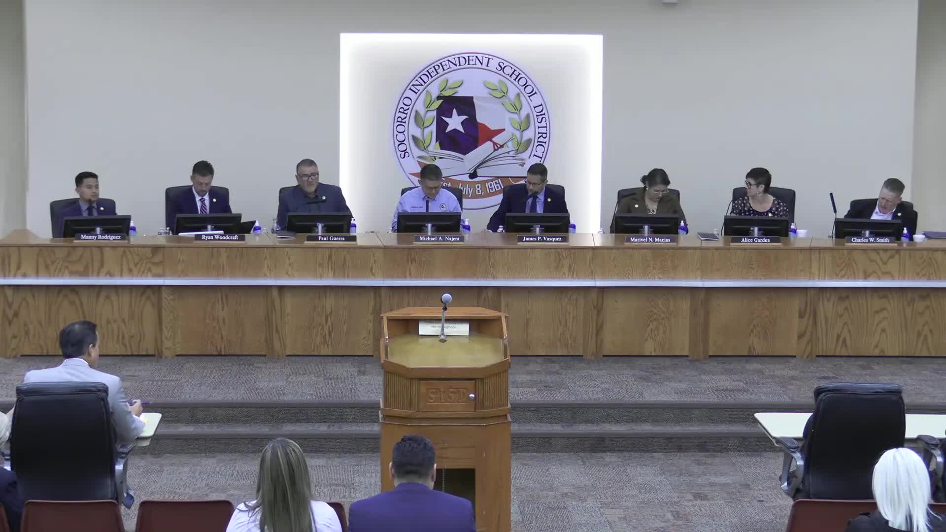 Socorro ISD board grants one parent grievance, takes no action on another and denies a third