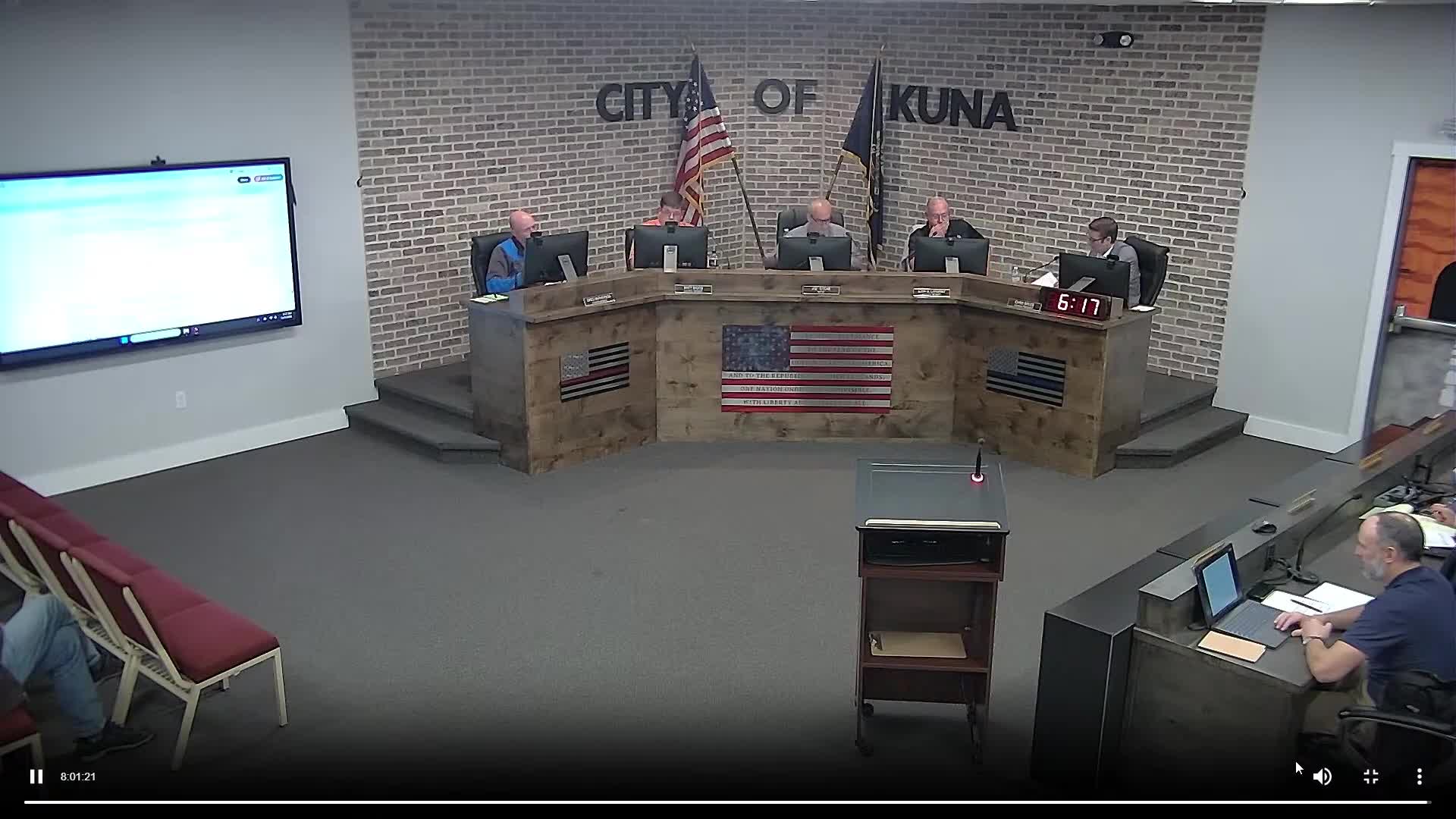 Kuna council waives readings, adopts irrigation‑system expansion and multi‑chapter zoning/code updates