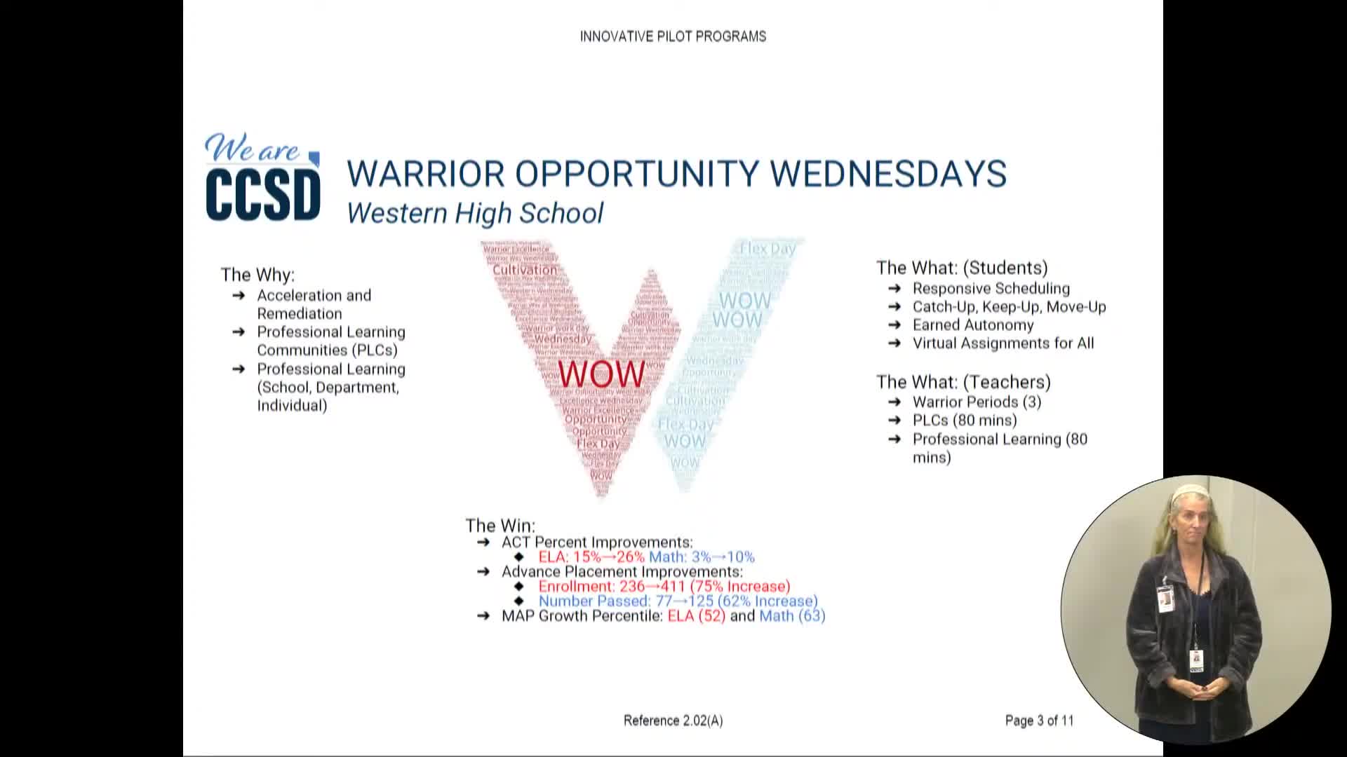 CCSD principals describe Warrior Wednesdays, flexible pacing and project-based teams as pilot programs report early gains