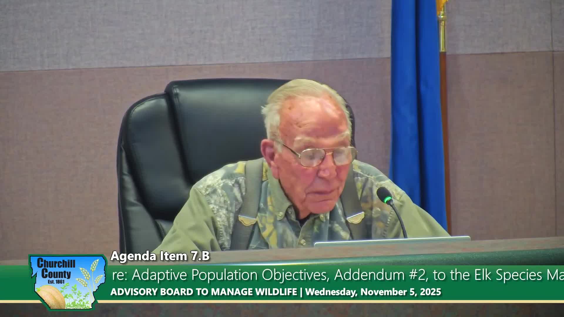 Churchill County board approves Commission General Regulation 5‑28 covering fisheries changes
