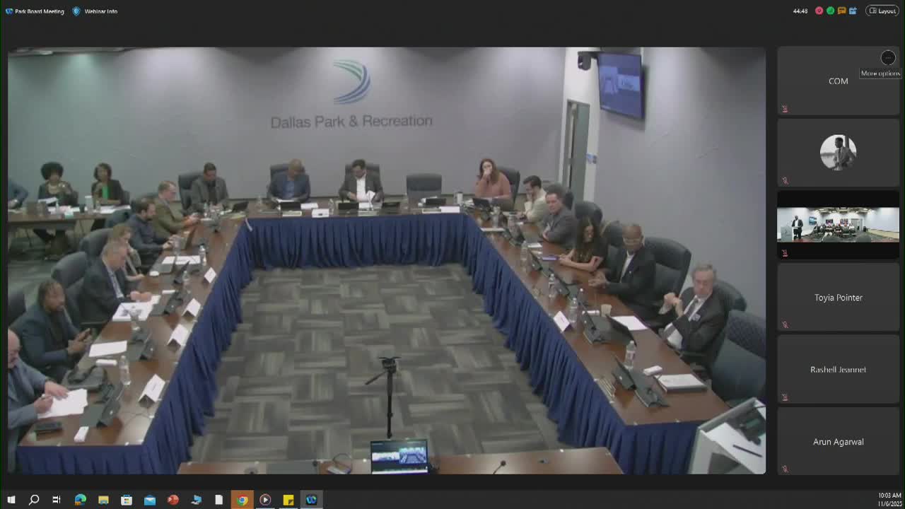 South Dallas advocates urge Park Board to advance Fair Park community park amid calls for independent review