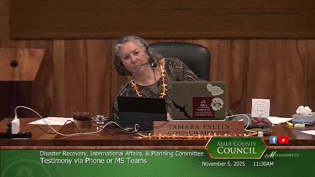 Maui Humane Society urges more pet‑friendly affordable housing at DRIP meeting