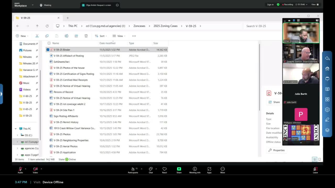 Prince George's County Board of Appeals approves three homeowner variances