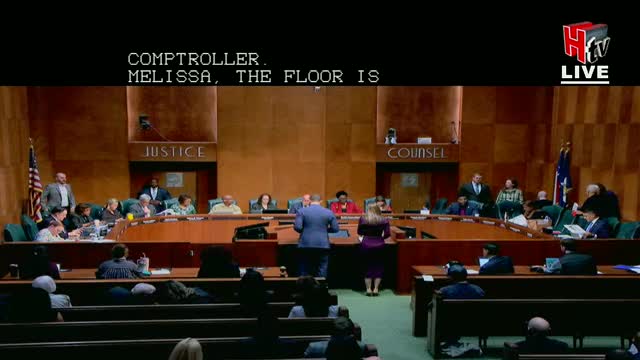 Houston controller projects roughly $125 million FY26 draw; audit finds fuel‑card misuse and warns of SNAP fallout from federal shutdown