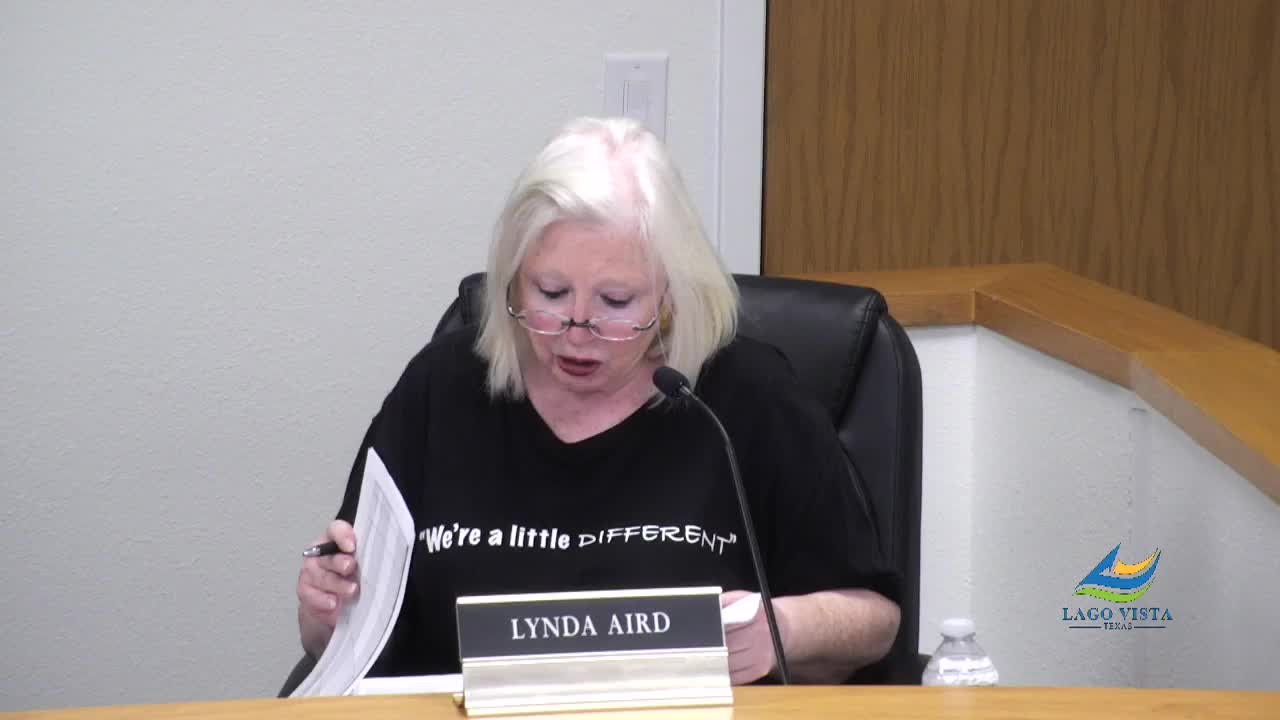 Lago Vista charter panel debates ethics board, preamble wording, term-limit outreach and police oversight