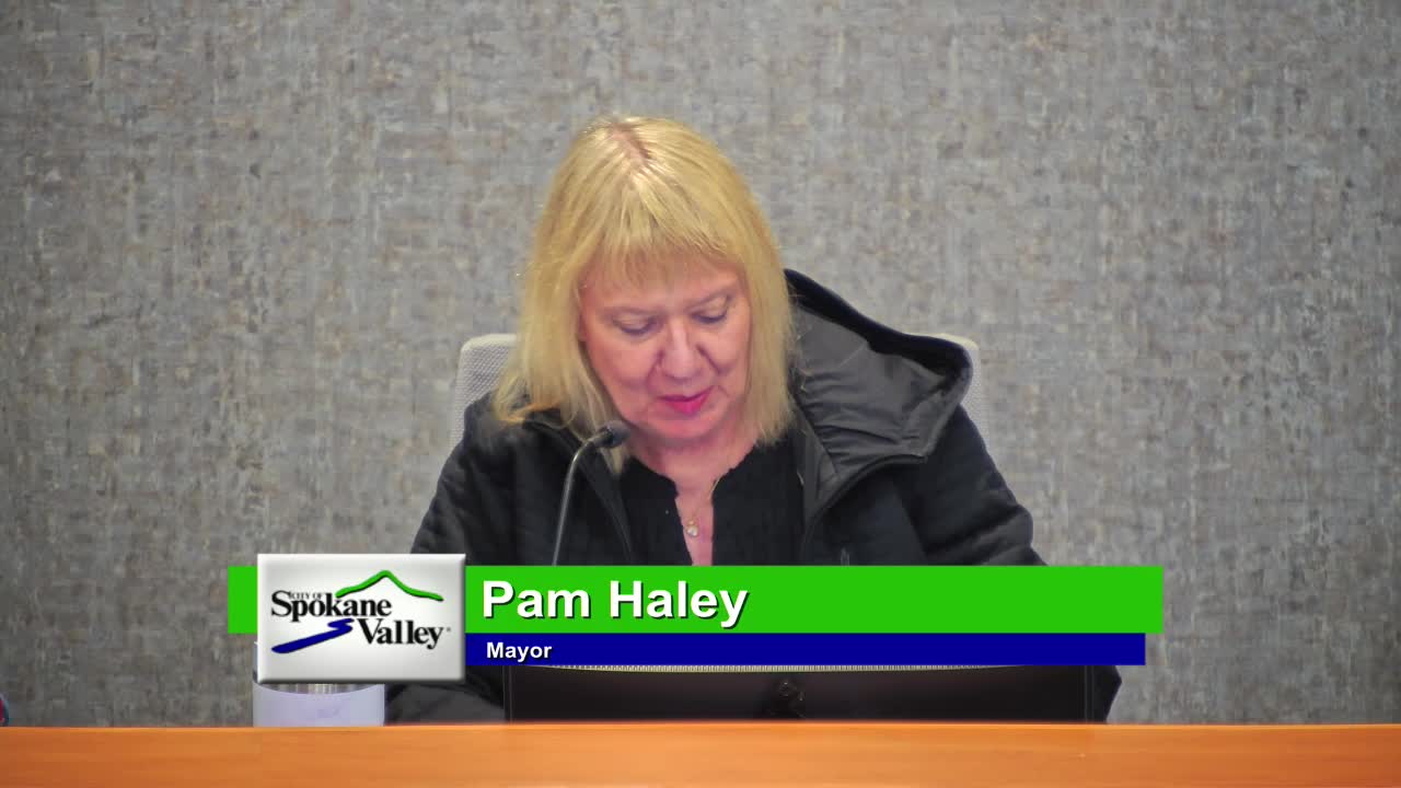 Spokane Valley council advances first reading of 2026 property tax levy, forgoes 1% increase