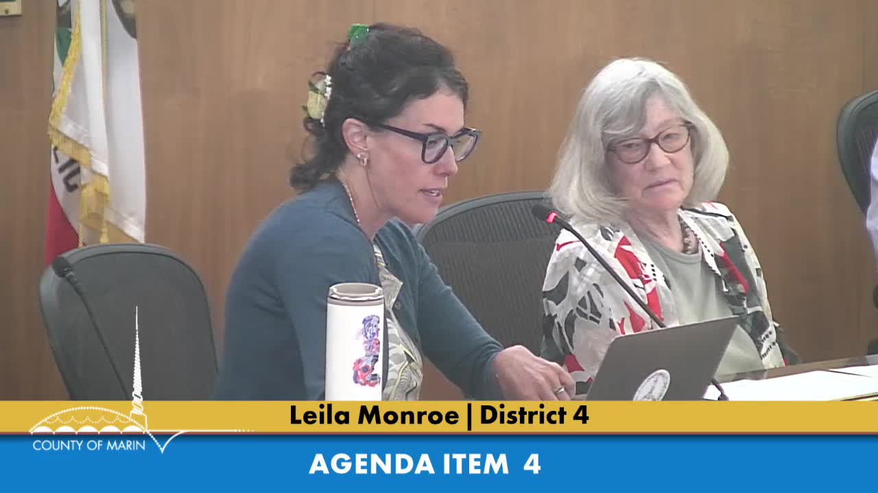 Marin staff report RHNA progress and pipeline: 590 units approved, 598 pending; RHNA gap remains