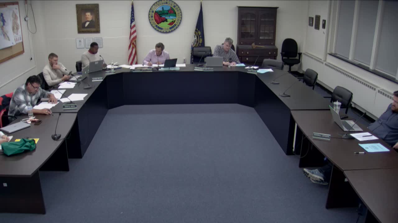 Hooksett council approves recommended FY2026'27 budget and forwards a slate of warrant-article recommendations