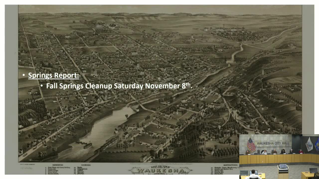 Landmarks Commission highlights Nov. 8 springs cleanup, seeks volunteers and committee participation