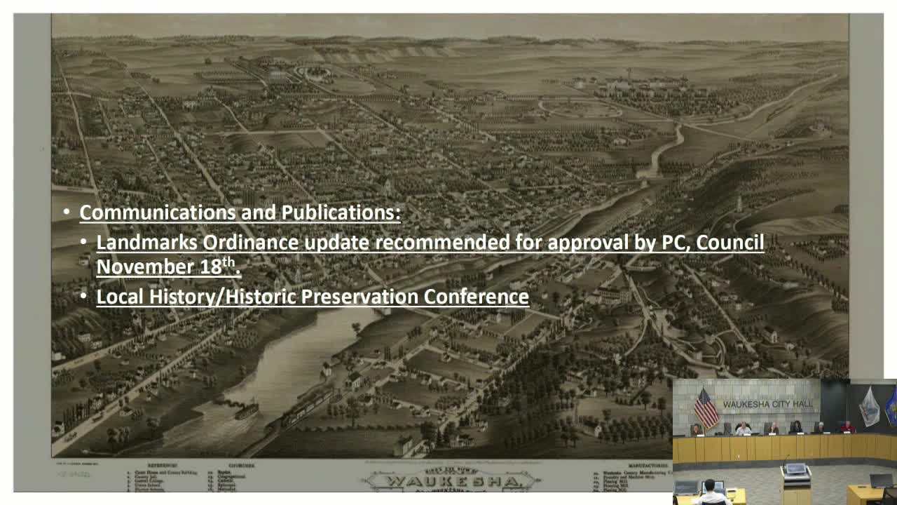 Landmarks ordinance update goes to Common Council for discussion on Nov. 18, vote likely in December