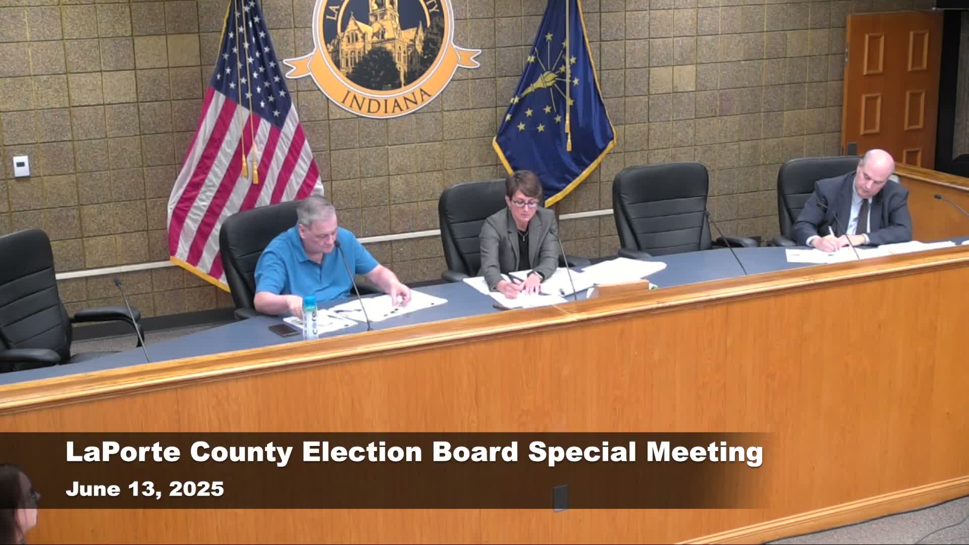 LaPorte County Election Board accepts amended filings, imposes limited fines and pauses bank-record subpoena